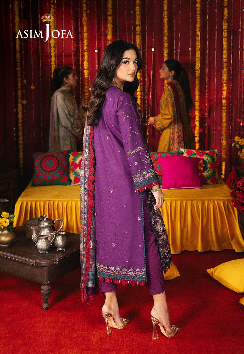 AJRA-22 EMBROIDERED JACQUARD 3 PCS