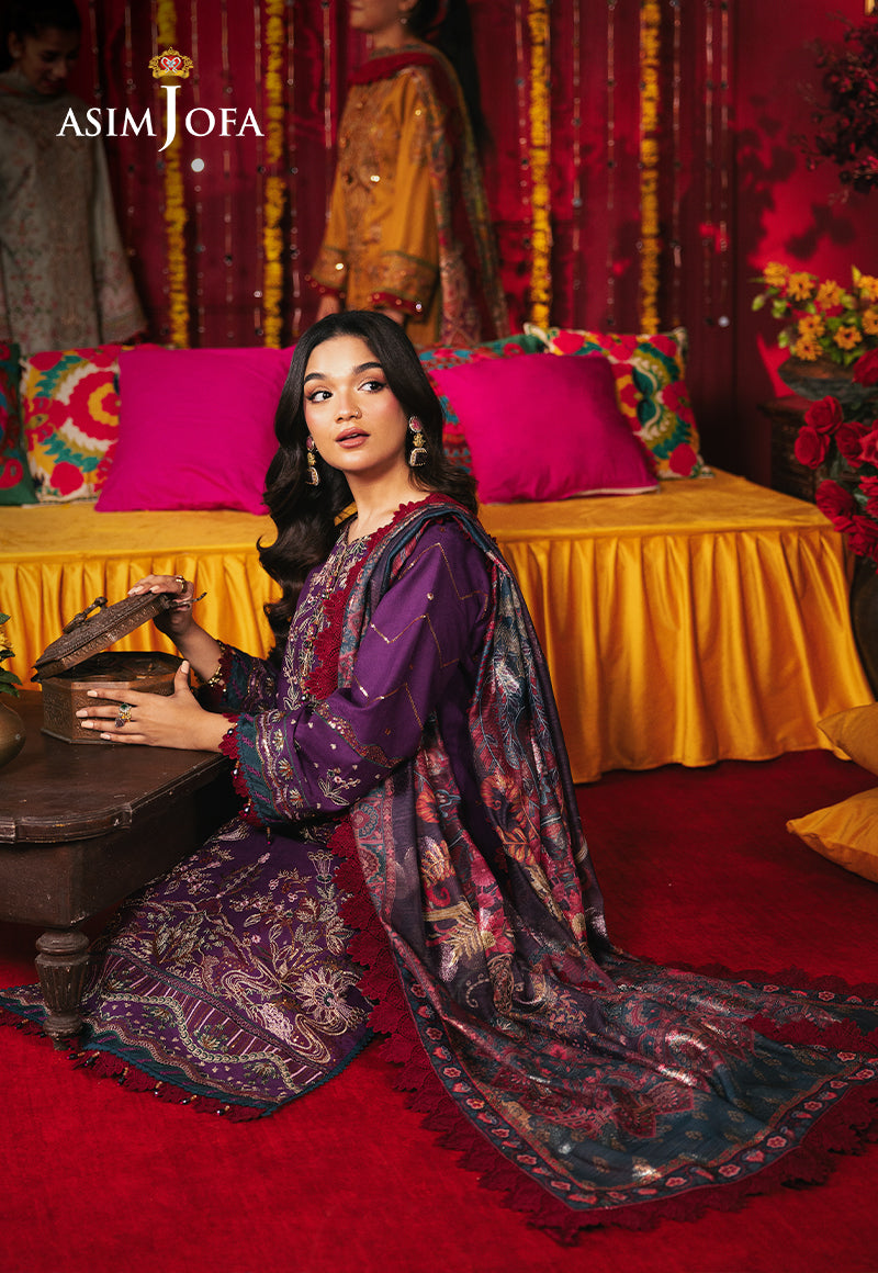 AJRA-22 EMBROIDERED JACQUARD 3 PCS