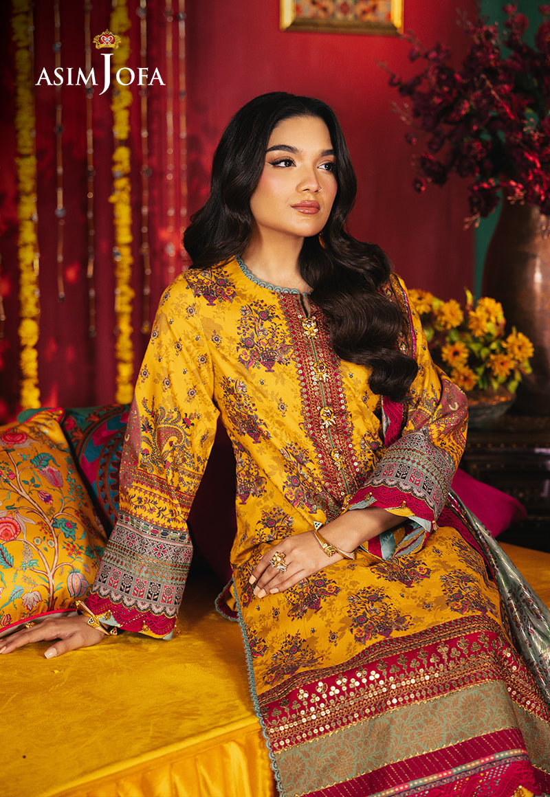 AJRA-16 EMBROIDERED JACQUARD  3 PCS