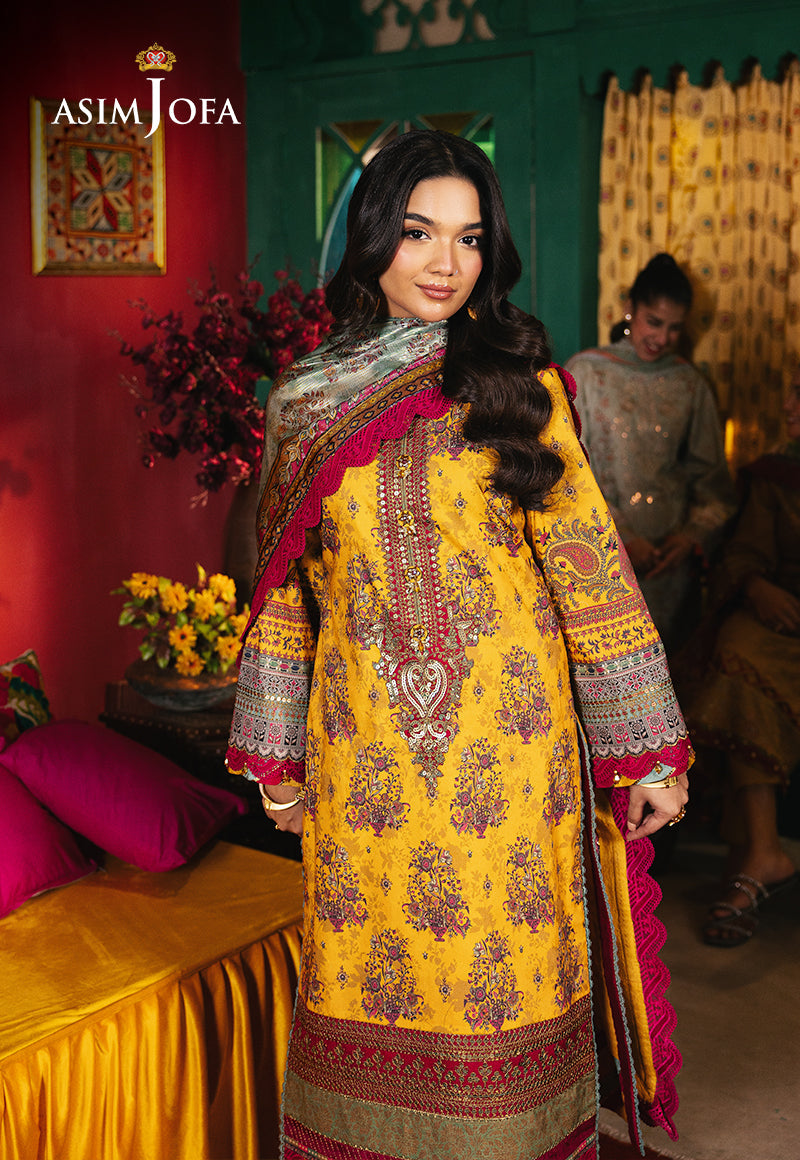 AJRA-16 EMBROIDERED JACQUARD  3 PCS