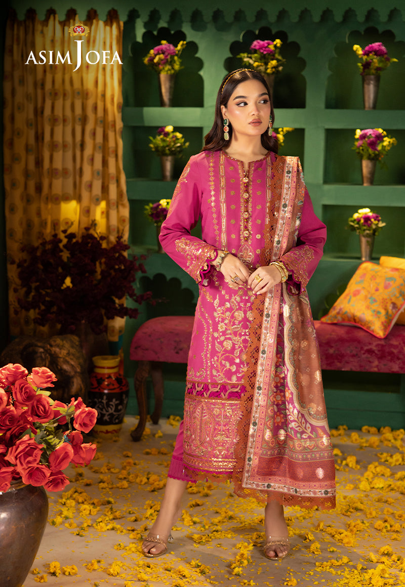 AJRA-11 EMBROIDERED LAWN 3 PCS