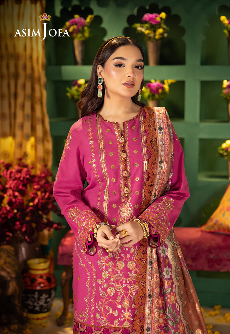 AJRA-11 EMBROIDERED LAWN 3 PCS