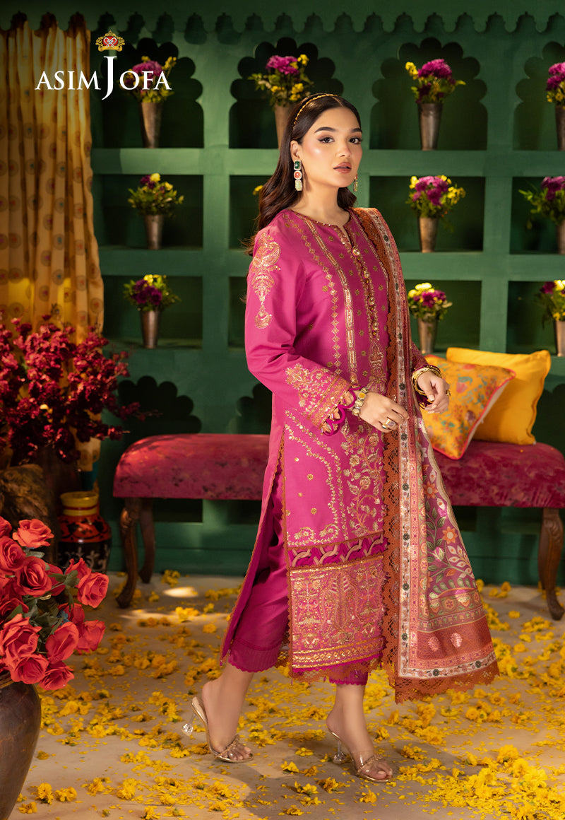 AJRA-11 EMBROIDERED LAWN 3 PCS