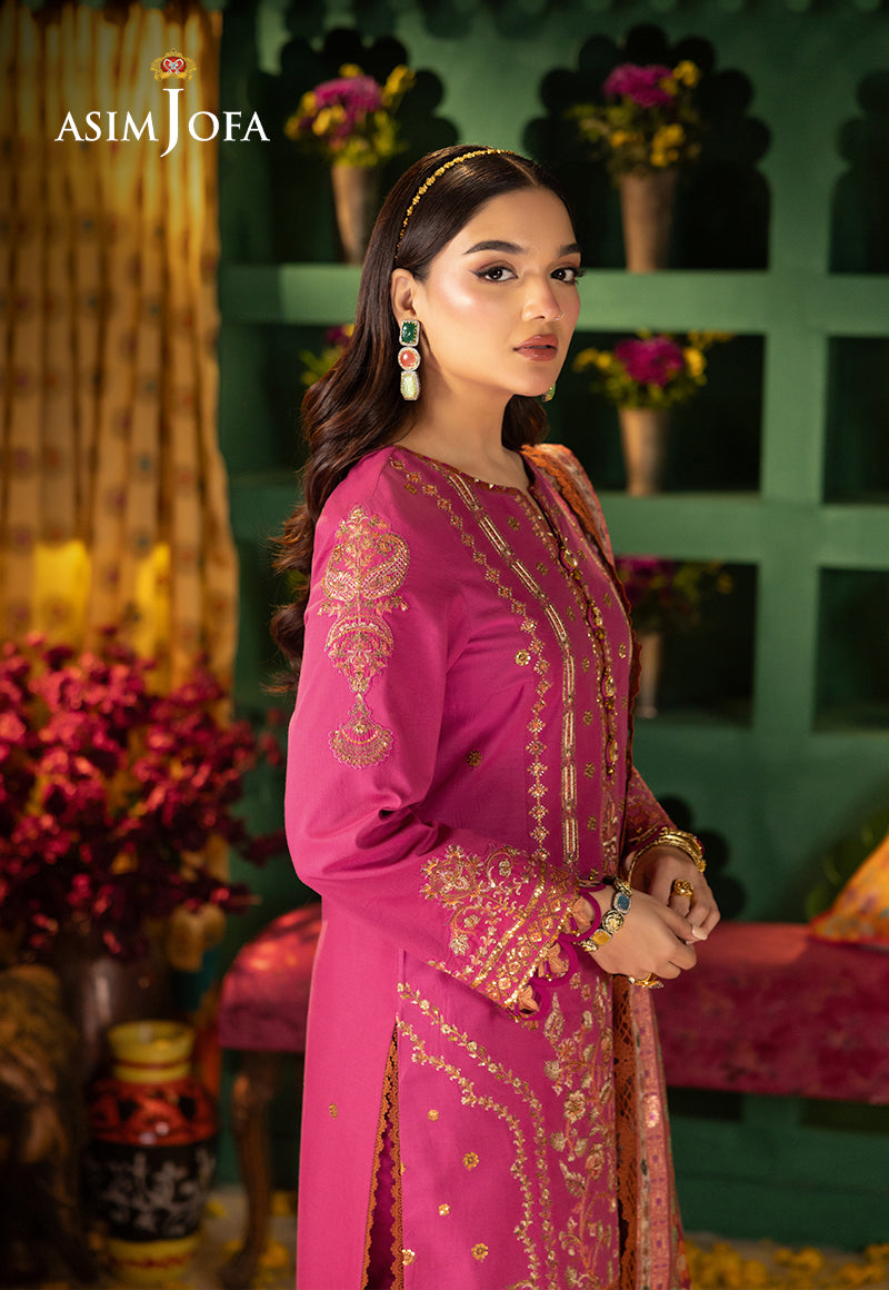 AJRA-11 EMBROIDERED LAWN 3 PCS