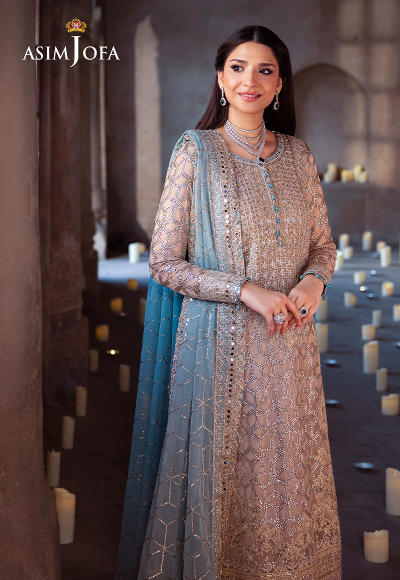 AJYV-05 EMBROIDERED CHIFFON 3 PCS