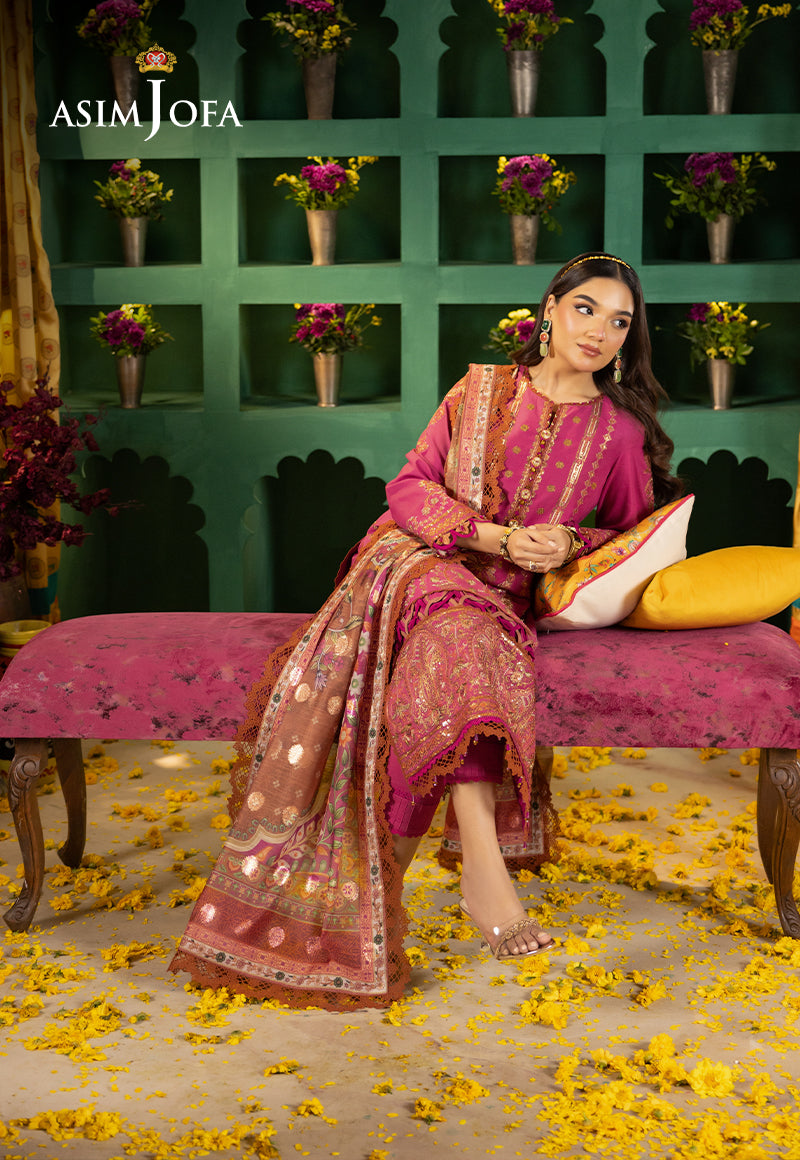 AJRA-11 EMBROIDERED LAWN 3 PCS