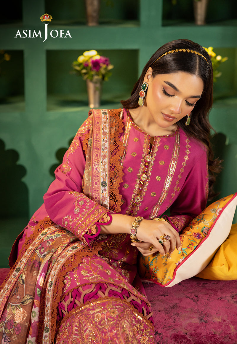 AJRA-11 EMBROIDERED LAWN 3 PCS