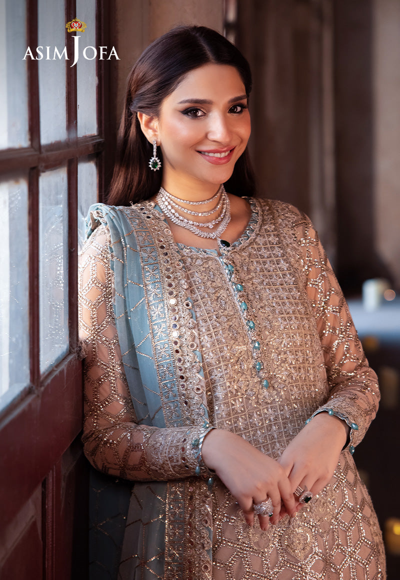 AJYV-05 EMBROIDERED CHIFFON 3 PCS