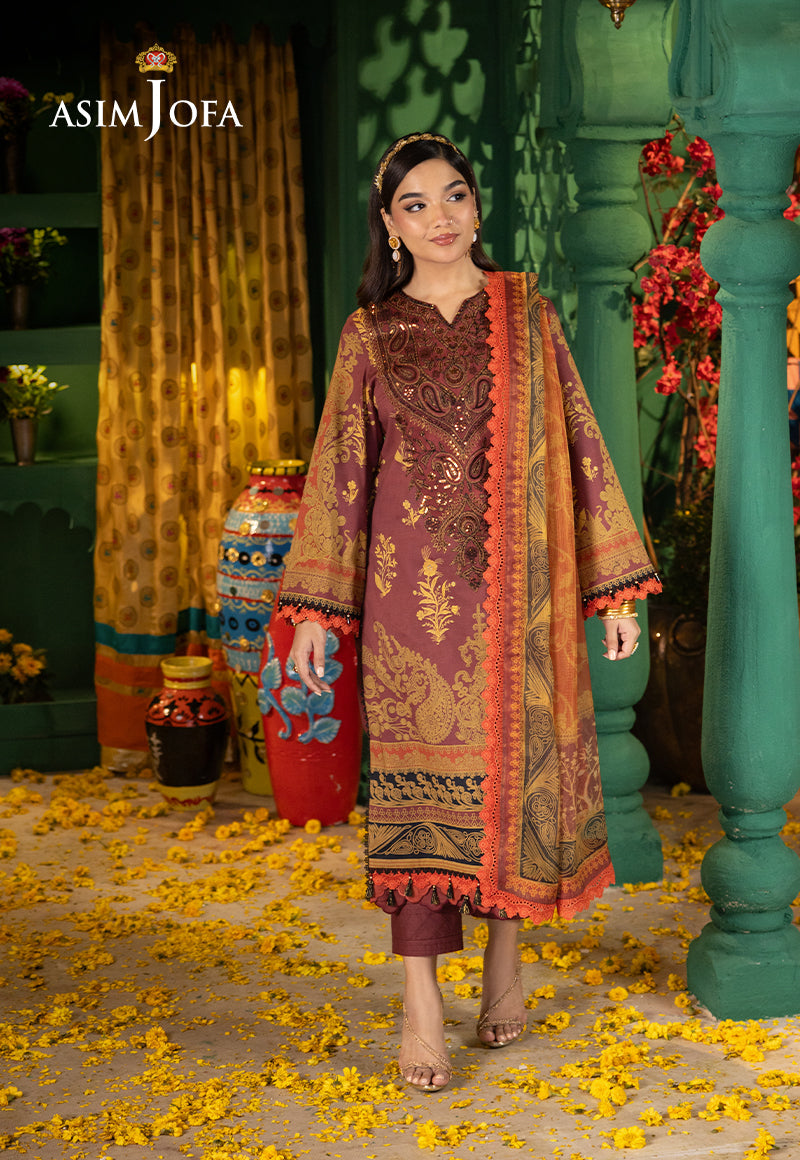 AJRA-04 EMBROIDERED JACQUARD 3 PCS