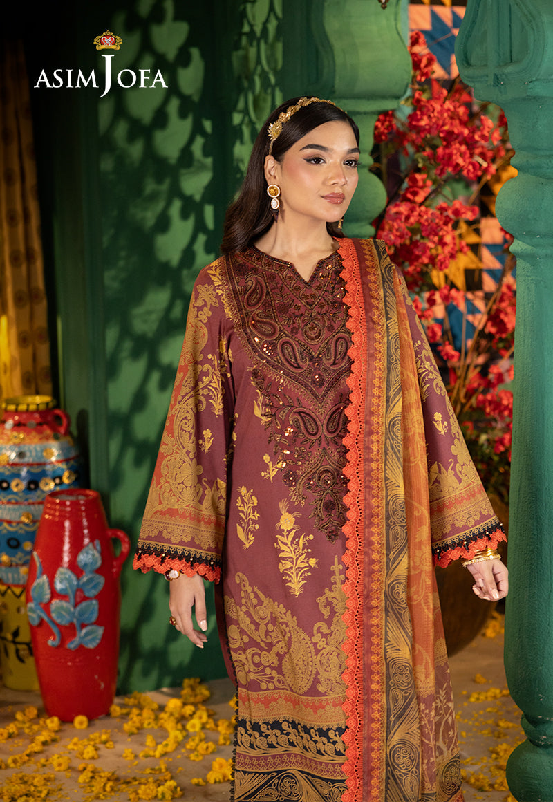 AJRA-04 EMBROIDERED JACQUARD 3 PCS