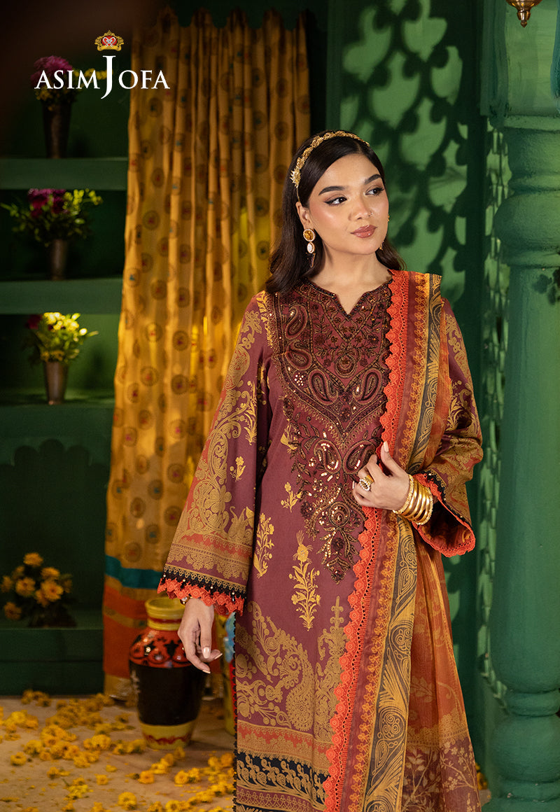 AJRA-04 EMBROIDERED JACQUARD 3 PCS