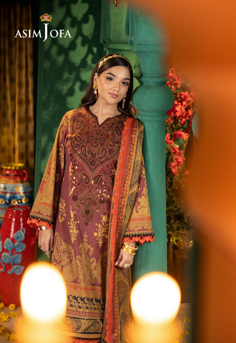 AJRA-04 EMBROIDERED JACQUARD 3 PCS