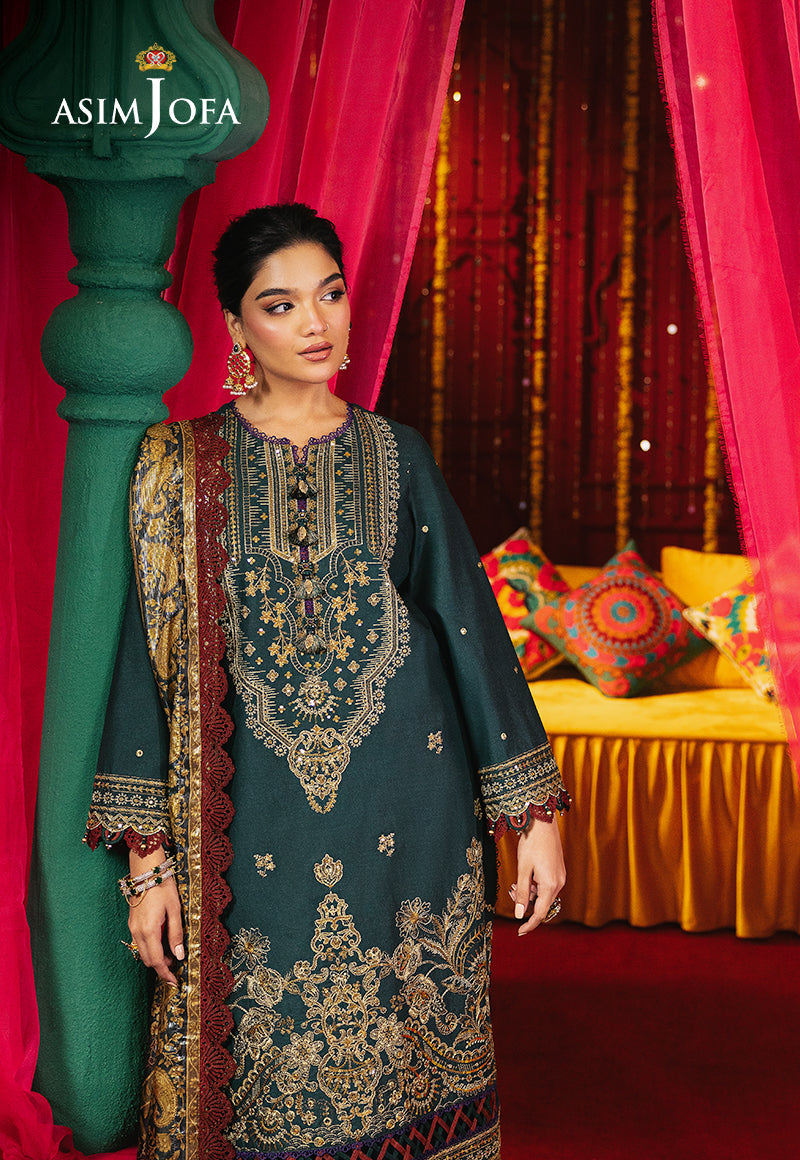 AJRA-30 EMBROIDERED LAWN 3 PCS