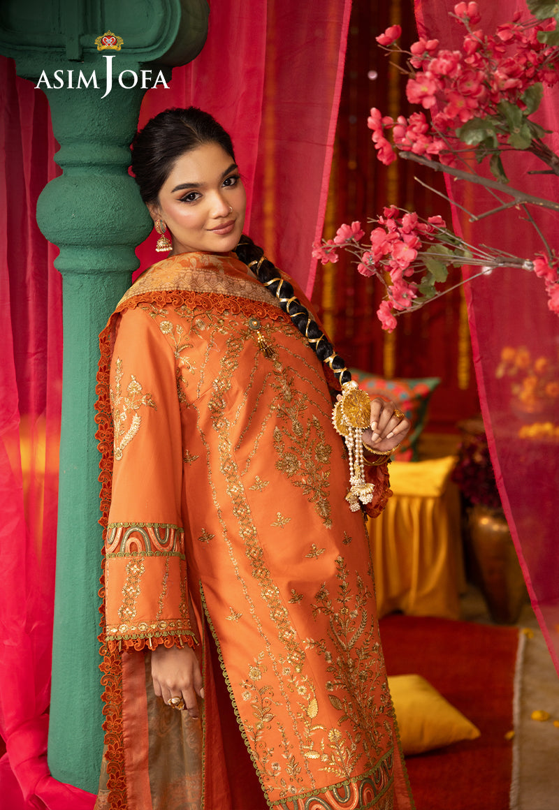 AJRA-14 EMBROIDERED LAWN  3 PCS