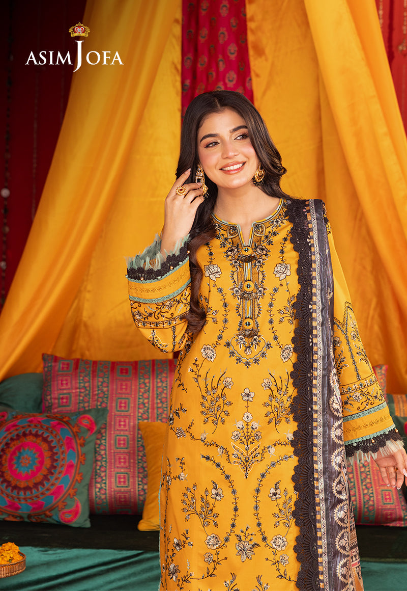 AJRA-07 EMBROIDERED LAWN  3 PCS