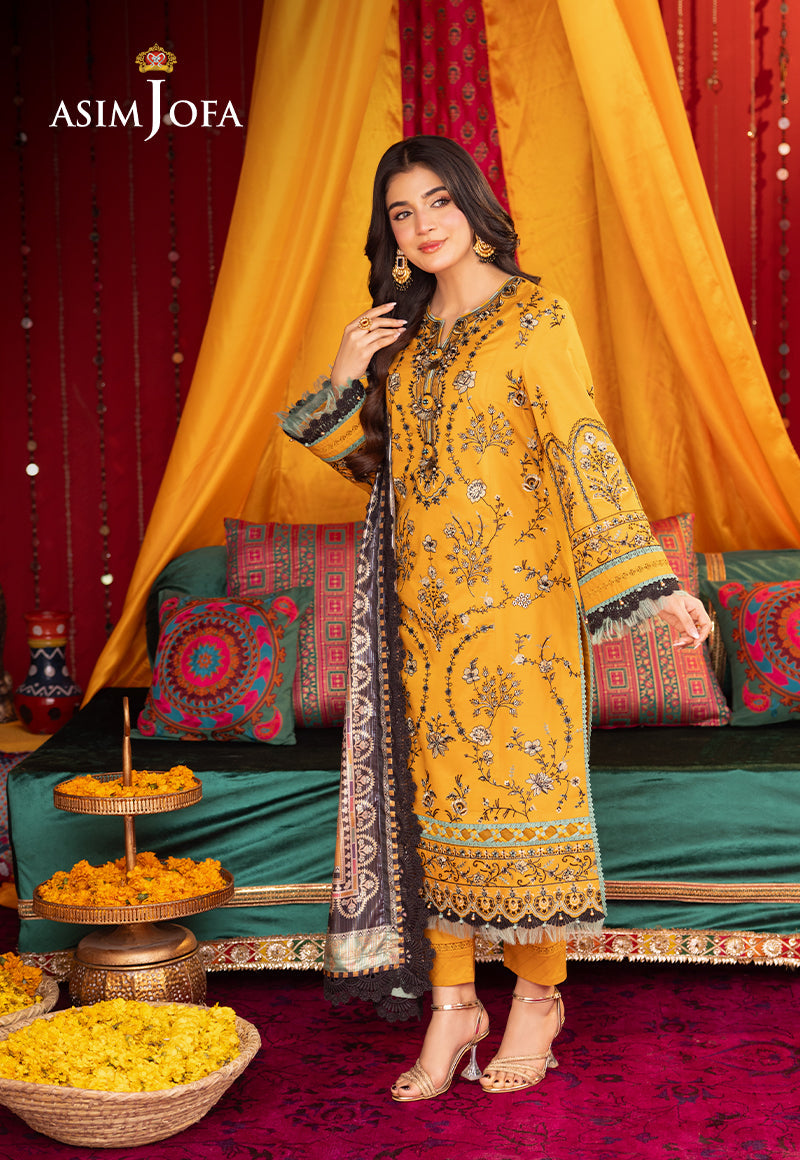 AJRA-07 EMBROIDERED LAWN  3 PCS