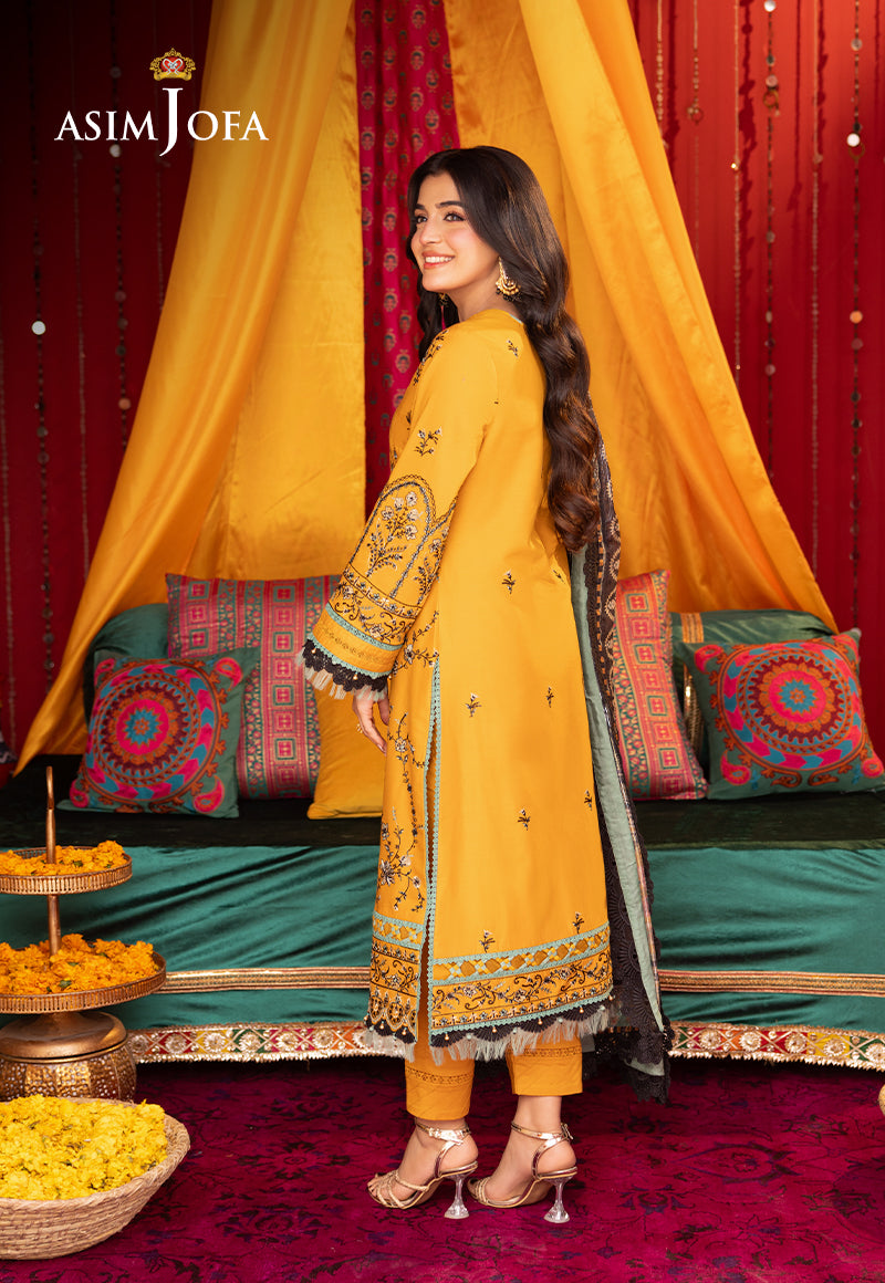 AJRA-07 EMBROIDERED LAWN  3 PCS
