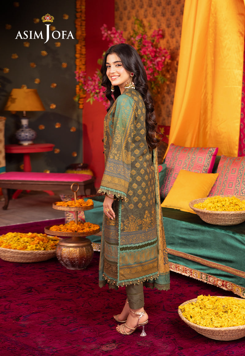 AJRA-06 EMBROIDERED LAWN 3 PCS