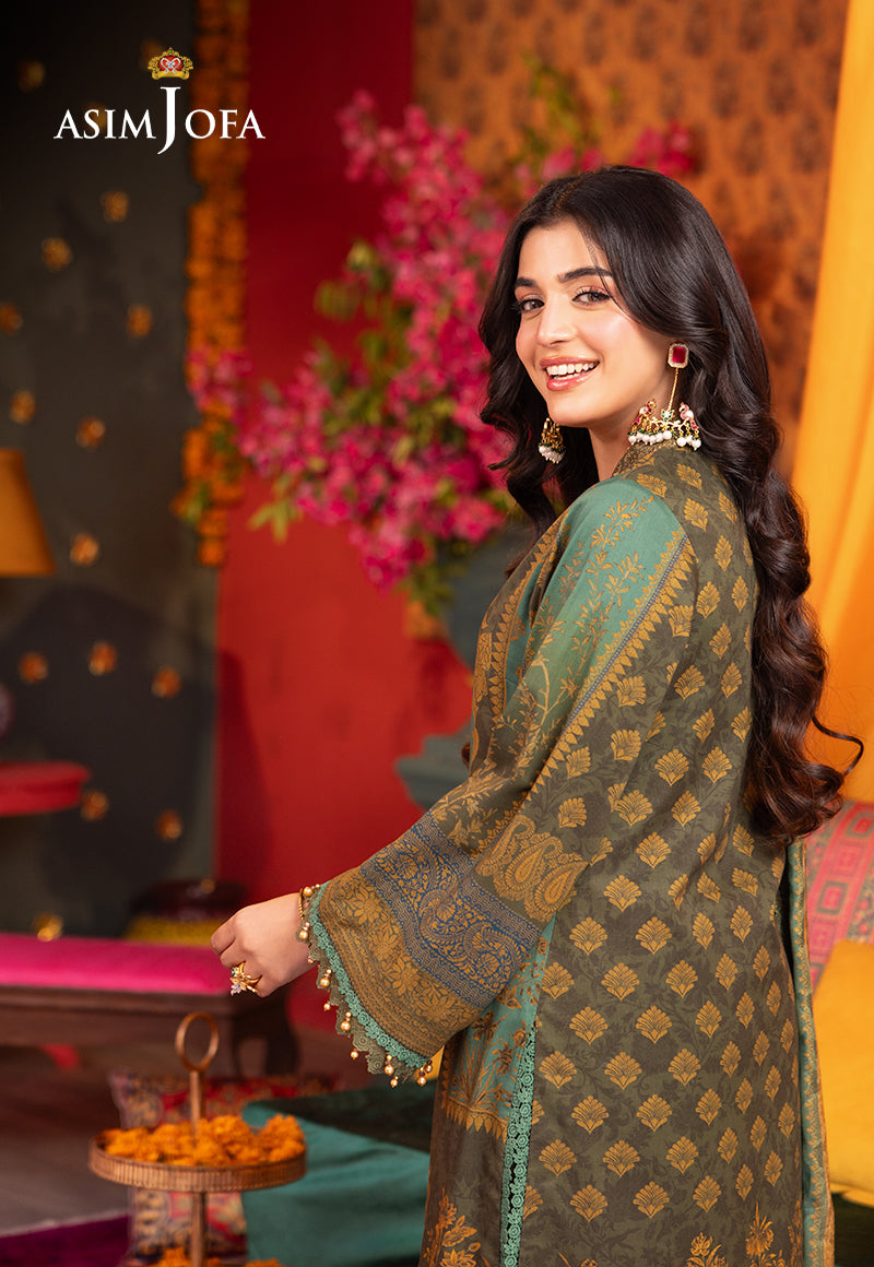 AJRA-06 EMBROIDERED LAWN 3 PCS