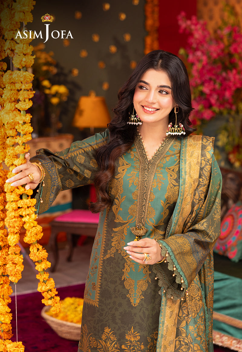 AJRA-06 EMBROIDERED LAWN 3 PCS