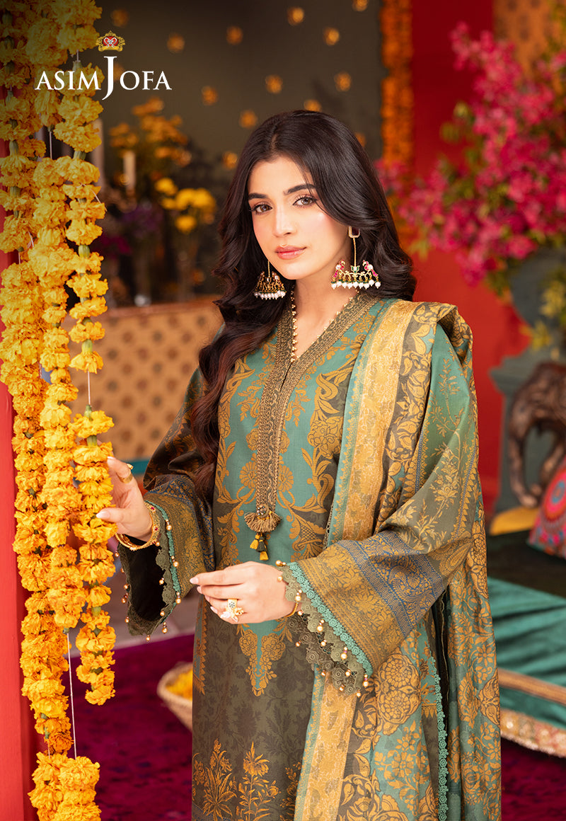 AJRA-06 EMBROIDERED LAWN 3 PCS
