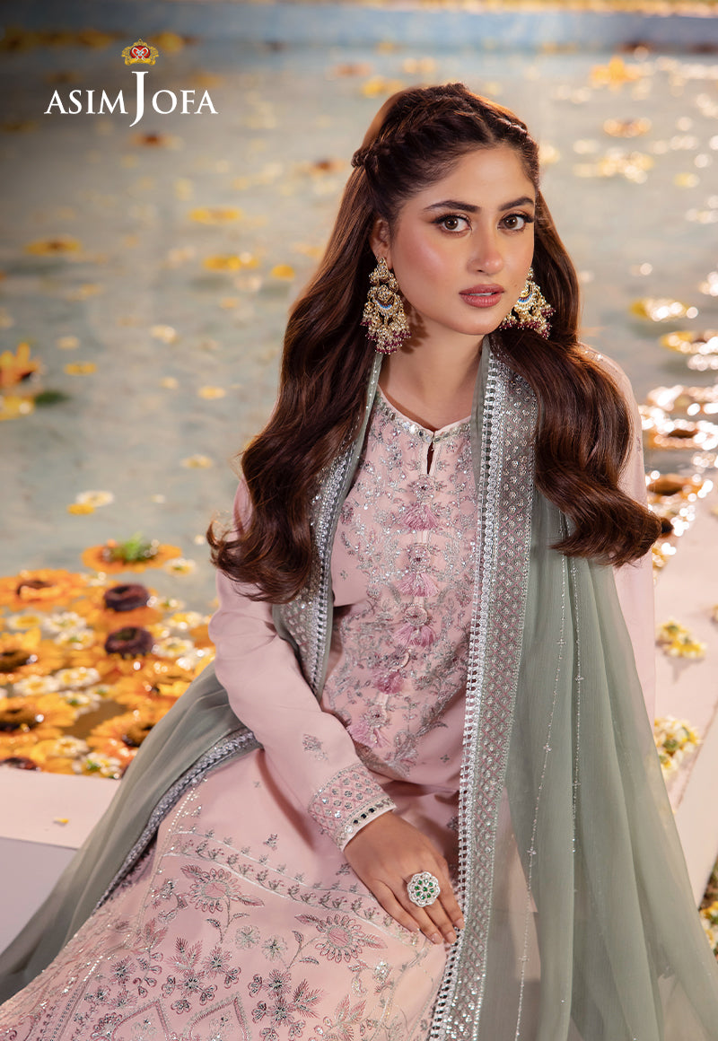 AJCFP-14 EMBROIDERED BOSKI SILK 3 PCS