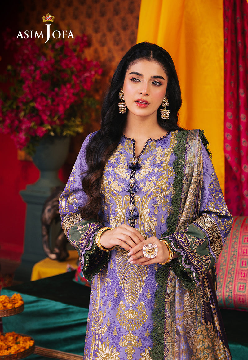 AJRA-17 EMBROIDERED LAWN 3 PCS