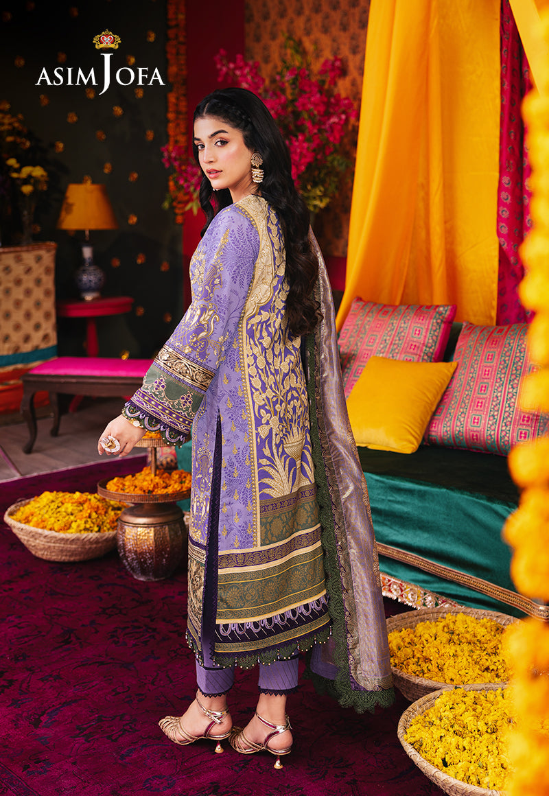 AJRA-17 EMBROIDERED LAWN 3 PCS