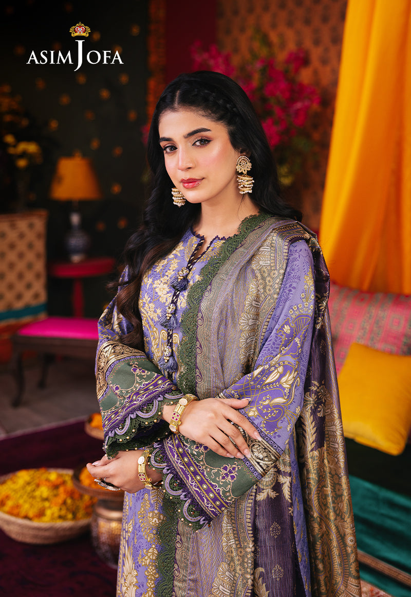 AJRA-17 EMBROIDERED LAWN 3 PCS
