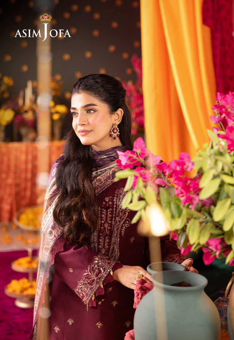 AJRA-08 EMBROIDERED LAWN 3 PCS