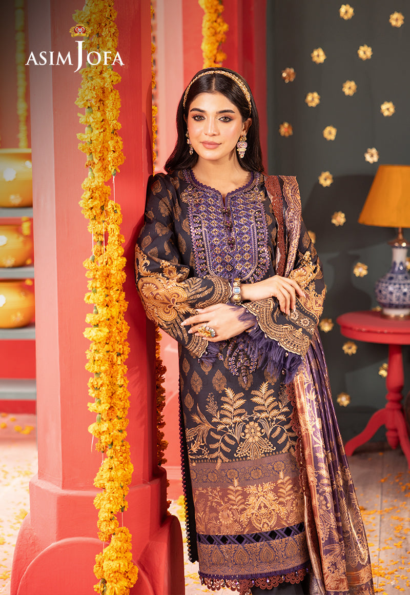 AJRA-01 EMBROIDERED JACQUARD 3 PCS