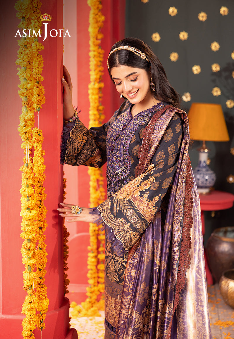 AJRA-01 EMBROIDERED JACQUARD 3 PCS