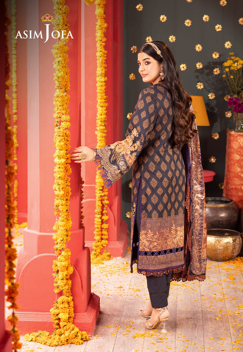 AJRA-01 EMBROIDERED JACQUARD 3 PCS