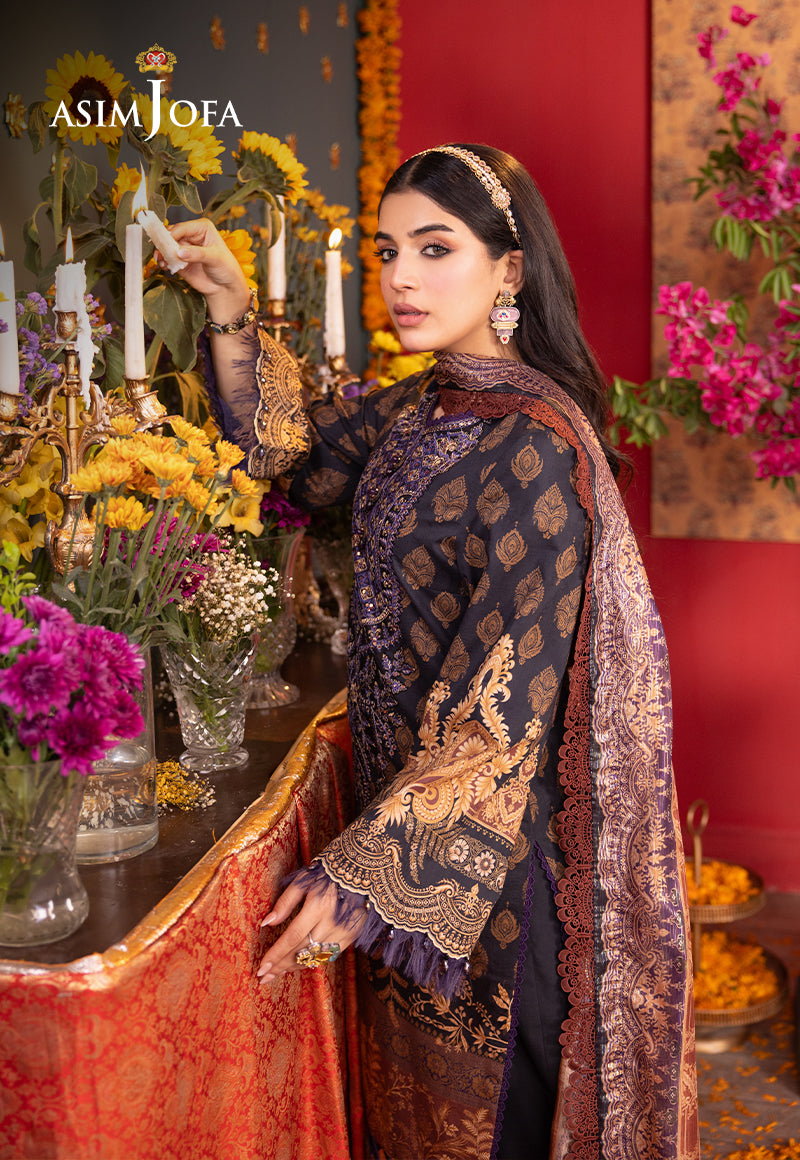 AJRA-01 EMBROIDERED JACQUARD 3 PCS