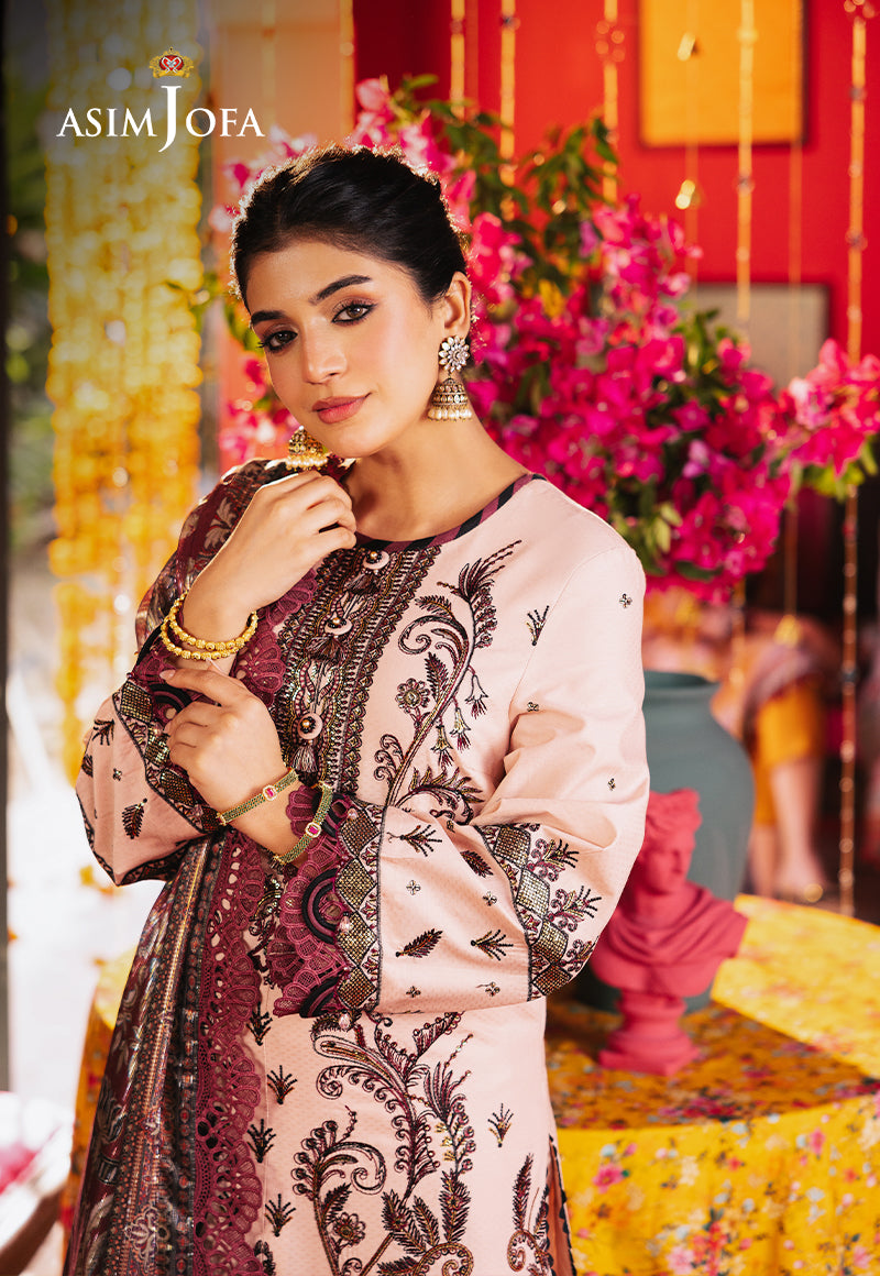 AJRA-29 EMBROIDERED JACQUARD 3 PCS