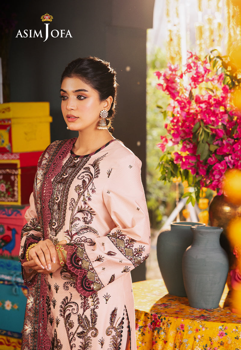 AJRA-29 EMBROIDERED JACQUARD 3 PCS