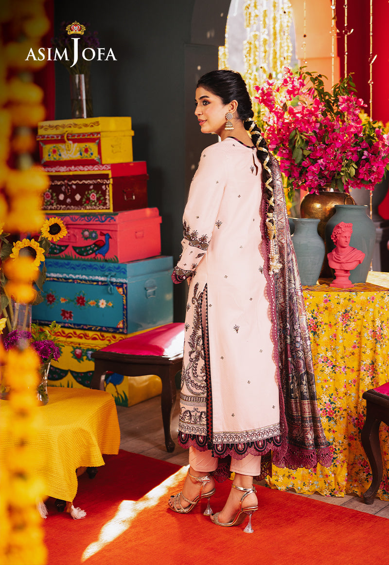 AJRA-29 EMBROIDERED JACQUARD 3 PCS
