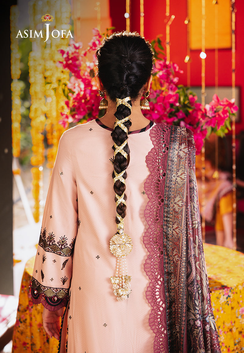 AJRA-29 EMBROIDERED JACQUARD 3 PCS