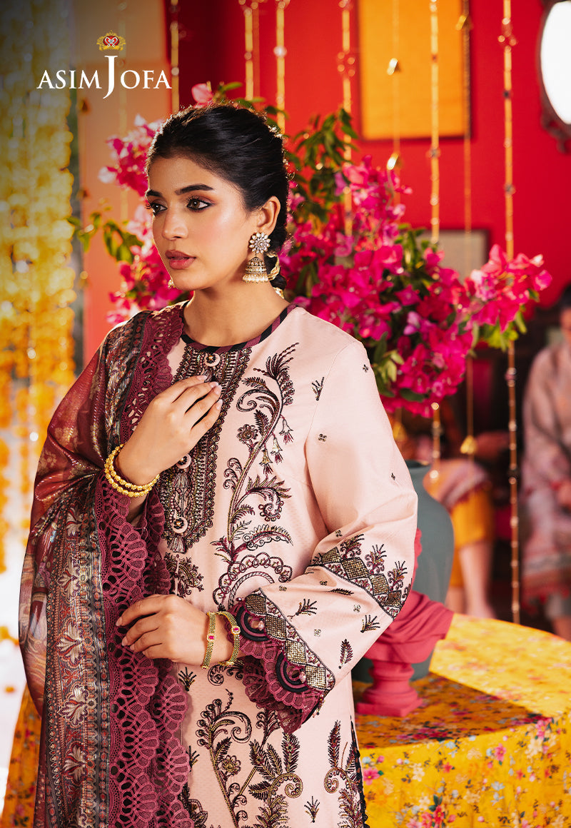 AJRA-29 EMBROIDERED JACQUARD 3 PCS