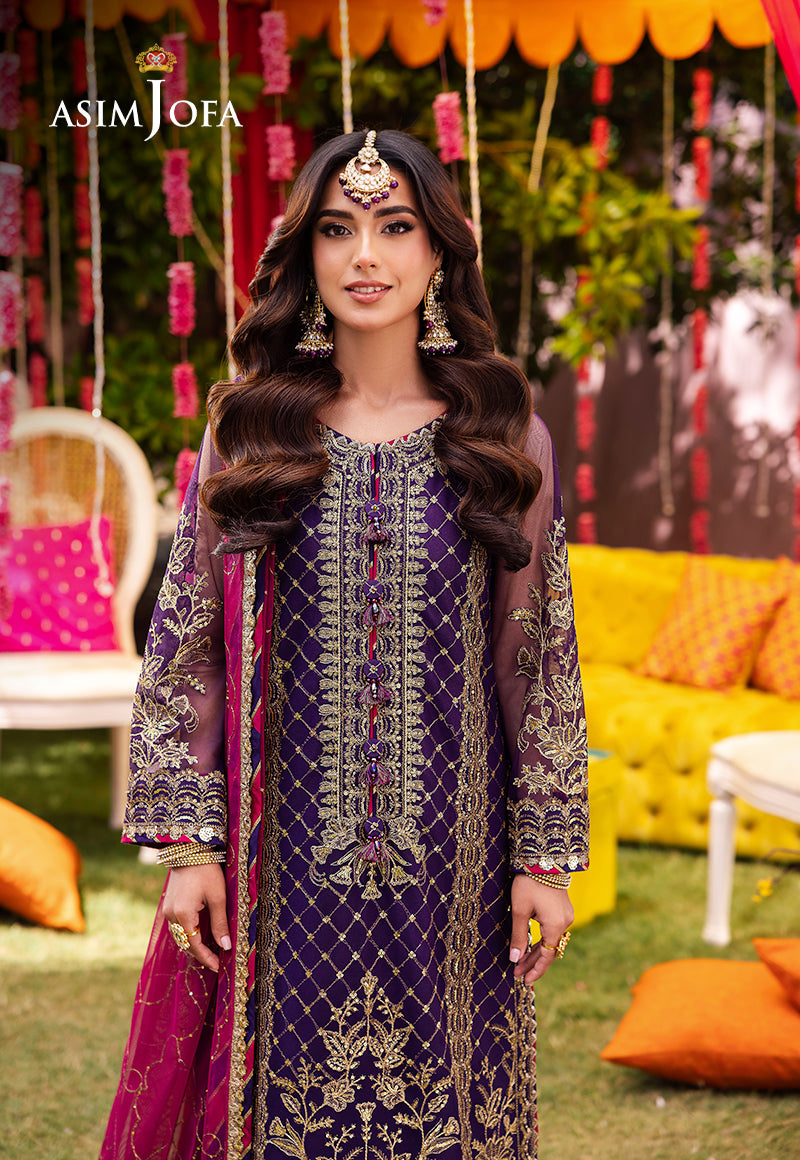 AJMJ-14 EMBROIDERED NET 3 PCS