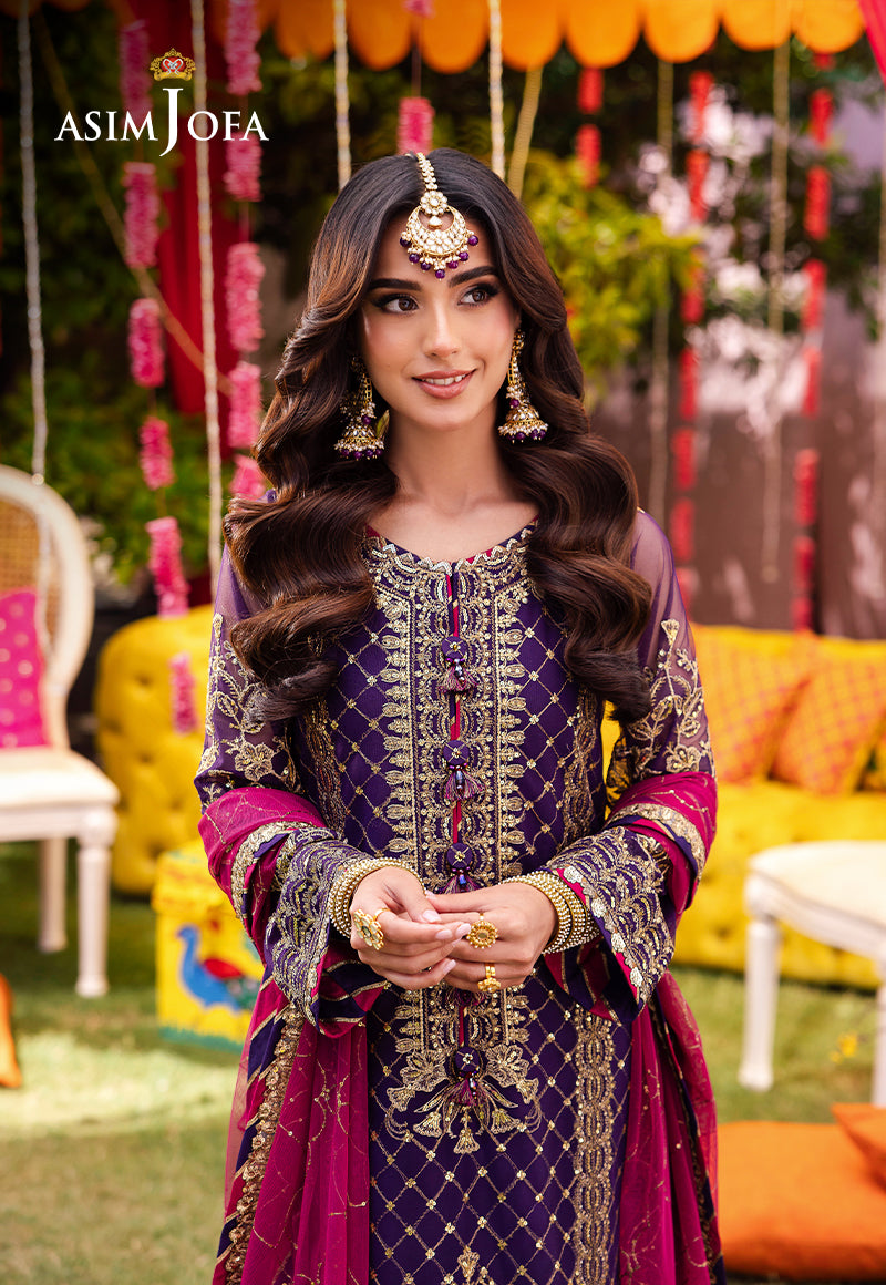 AJMJ-14 EMBROIDERED NET 3 PCS