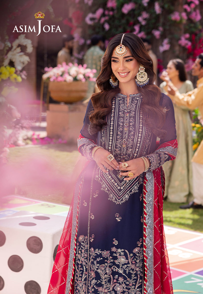 AJMJ-07 EMBROIDERED CHIFFON 3 PCS