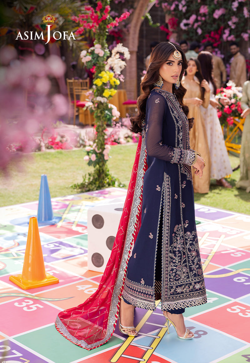 AJMJ-07 EMBROIDERED CHIFFON 3 PCS