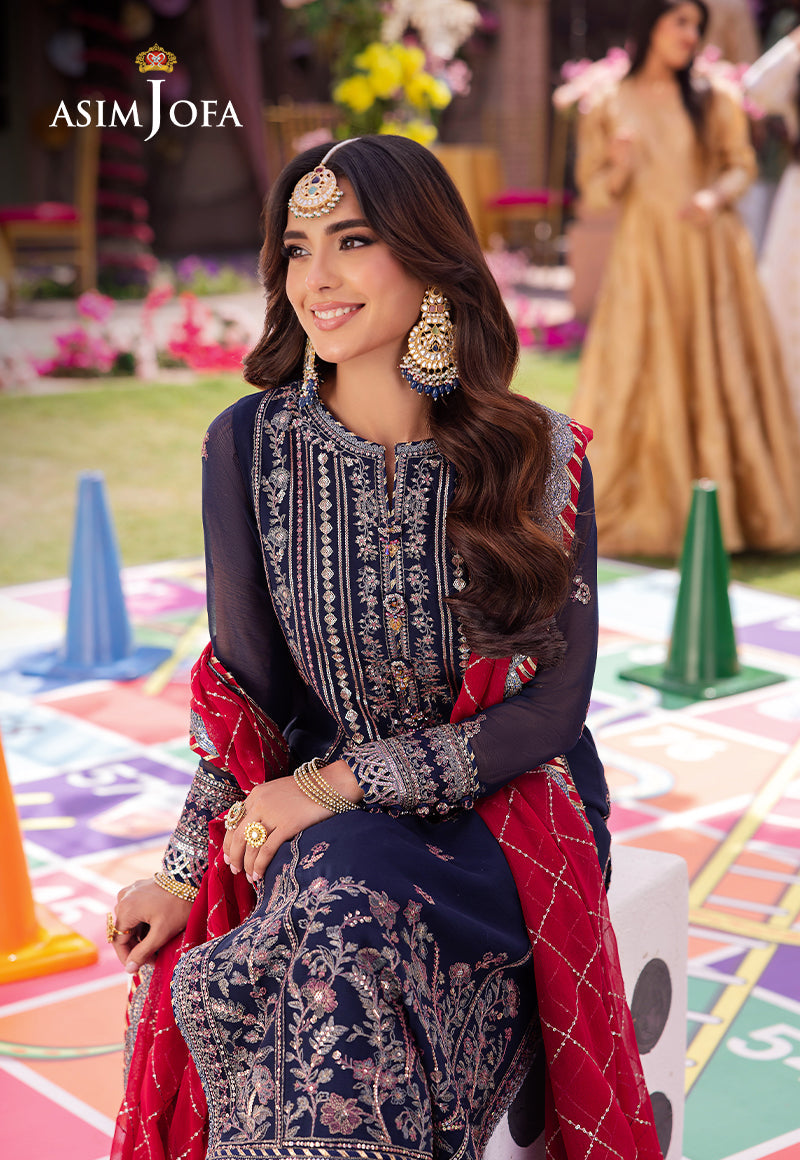 AJMJ-07 EMBROIDERED CHIFFON 3 PCS