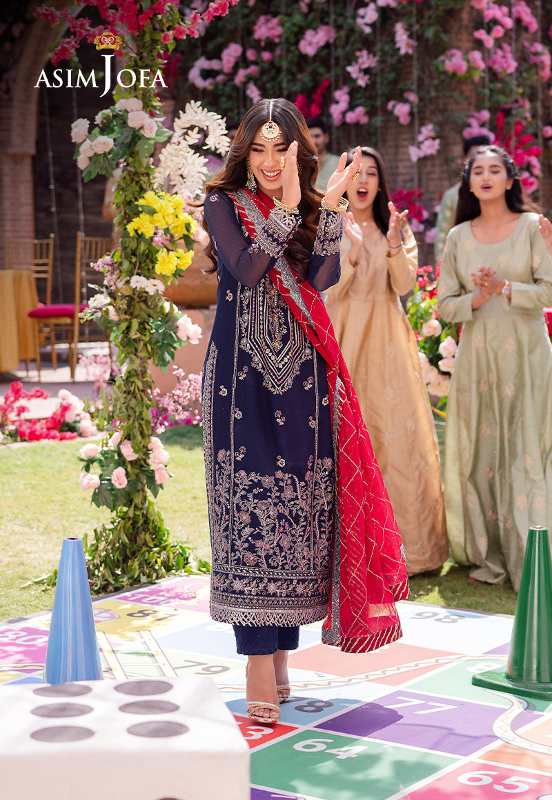 AJMJ-07 EMBROIDERED CHIFFON 3 PCS