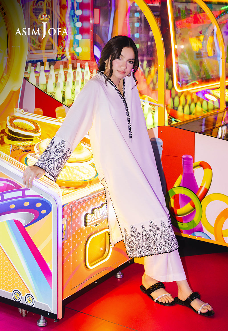 AJPB-65 EMBROIDERED RAW SILK 1PC