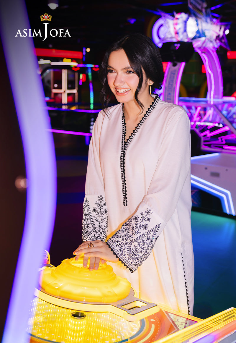 AJPB-65 EMBROIDERED RAW SILK 1PC