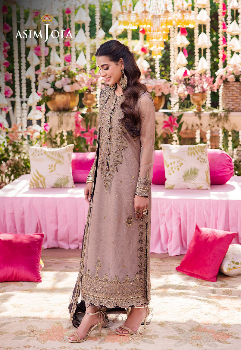 AJMJ-06 EMBROIDERED NET 3 PCS