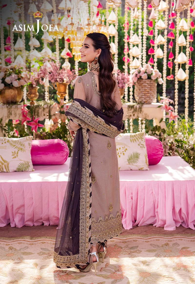 AJMJ-06 EMBROIDERED NET 3 PCS