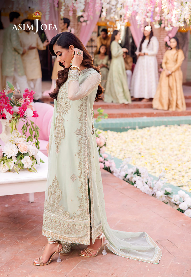 AJMJ-18 EMBROIDERED NET 3 PCS